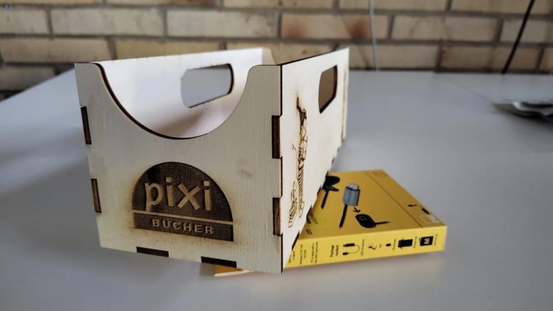 Laser Cut Pixibook Box