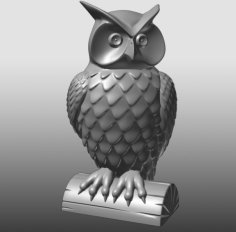 Owl Statue Facing Left 3D Printer Model