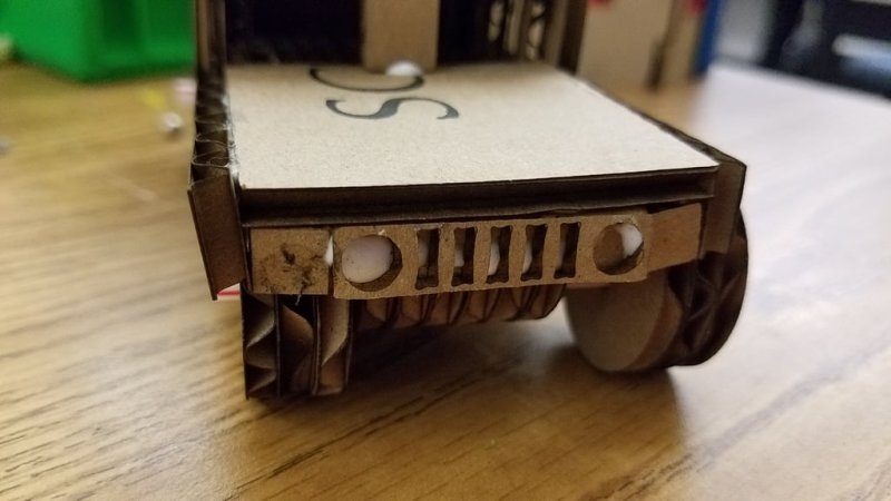 Laser Cut Cardboard Hummer