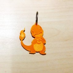 Charmander Key Chain 3D Printer Model