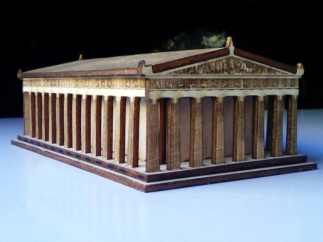 Planos CNC cortados con láser de Partenon