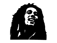 Archivo dxf de Bob Marley