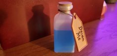 Drink Me Vial- Alice In Wonderland (Vase Mode) 3D Printer Model