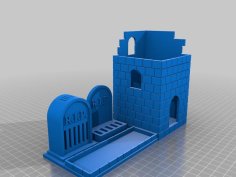 Graveyard Desk Organizer 3D Printer Model