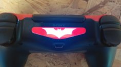 Laser Cut Batman Sticker PS4 Controller Led