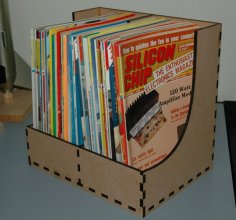 Laser Cut Magazine Storage