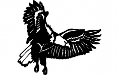 Eagle Flying dxf File