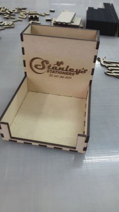 Laser Cut Pen Paper Holder