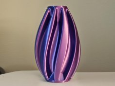 Ribbed Vase 3D Printer Model