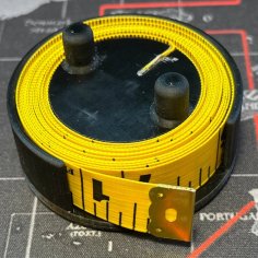 Soft Tape Measure Spool – Improved 3D Printer Model