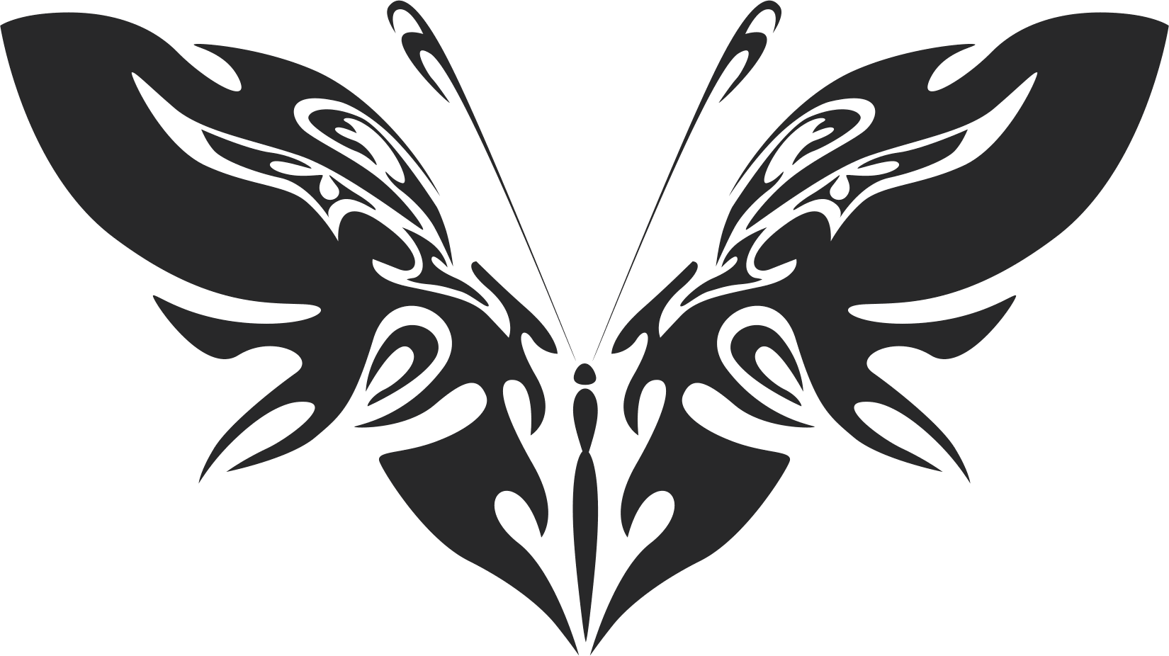 Mariposa arte vectorial 042