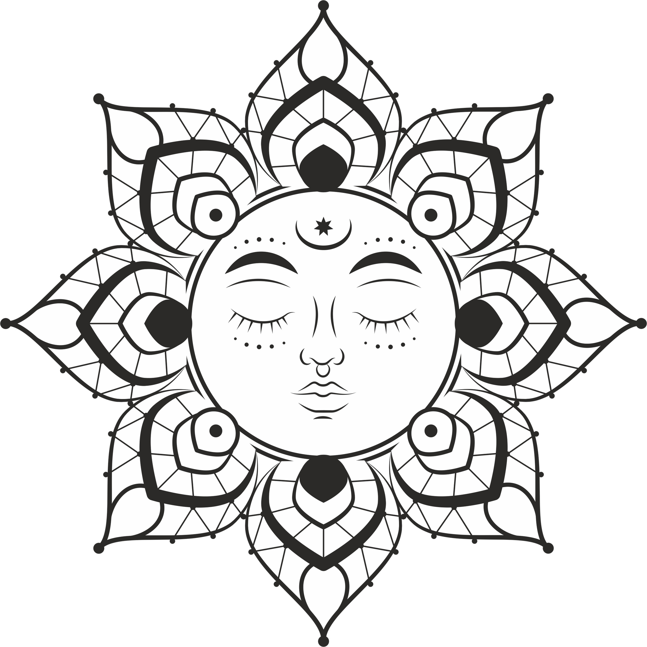 Free Free Easy Mandala Svg Free 9 SVG PNG EPS DXF File