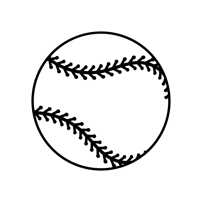 Бейсбольный мяч dxf файл