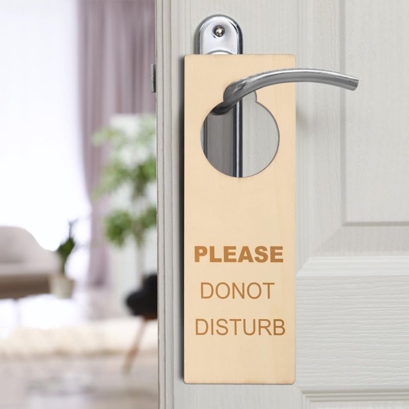 Laser Cut Wood Door Knob Hangers