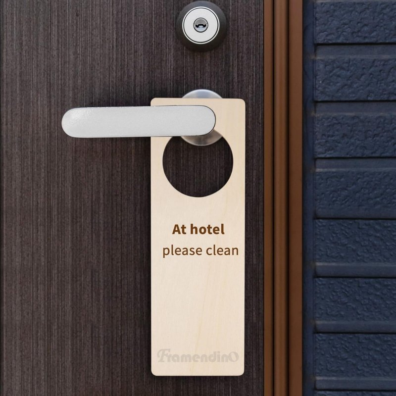Laser Cut Wood Door Knob Hangers