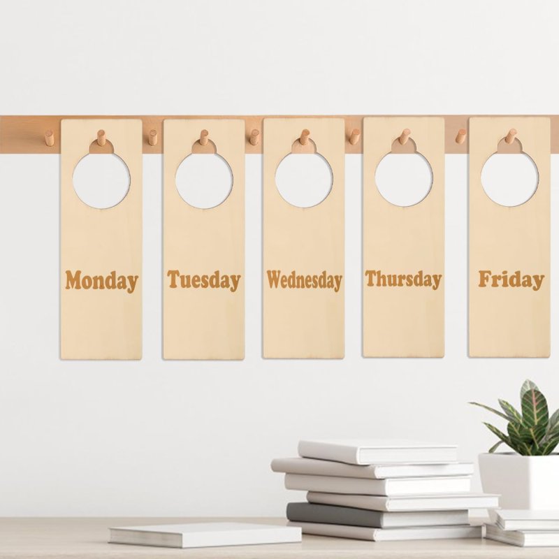 Laser Cut Wood Door Knob Hangers