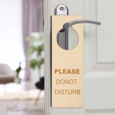 Laser Cut Wood Door Knob Hangers