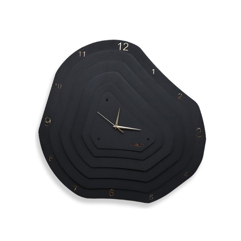 Laser Cut Pyramid Wall Clock