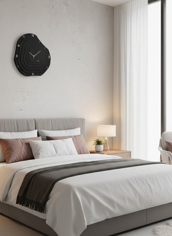 Laser Cut Pyramid Wall Clock