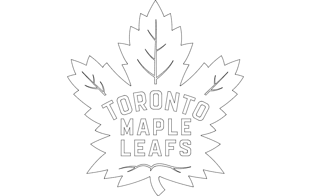 Maple Leafs dxf-Datei