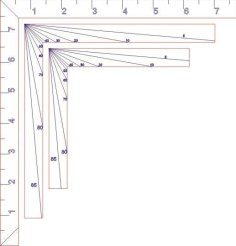 Laser Cut Right Angle Ruler Tools