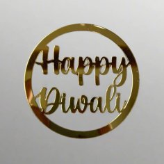 Laser Cut Happy Diwali Acrylic Cutout