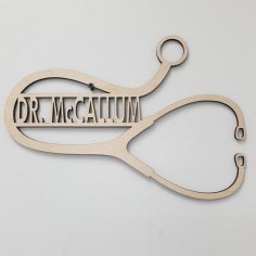 Laser Cut Medical Stethoscope Doctor Nurse EMT Symbol – Doctor and Nurse Name Sign
