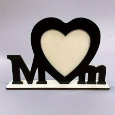 Laser Cut Mothers Day Photo Frame Gift For Mom
