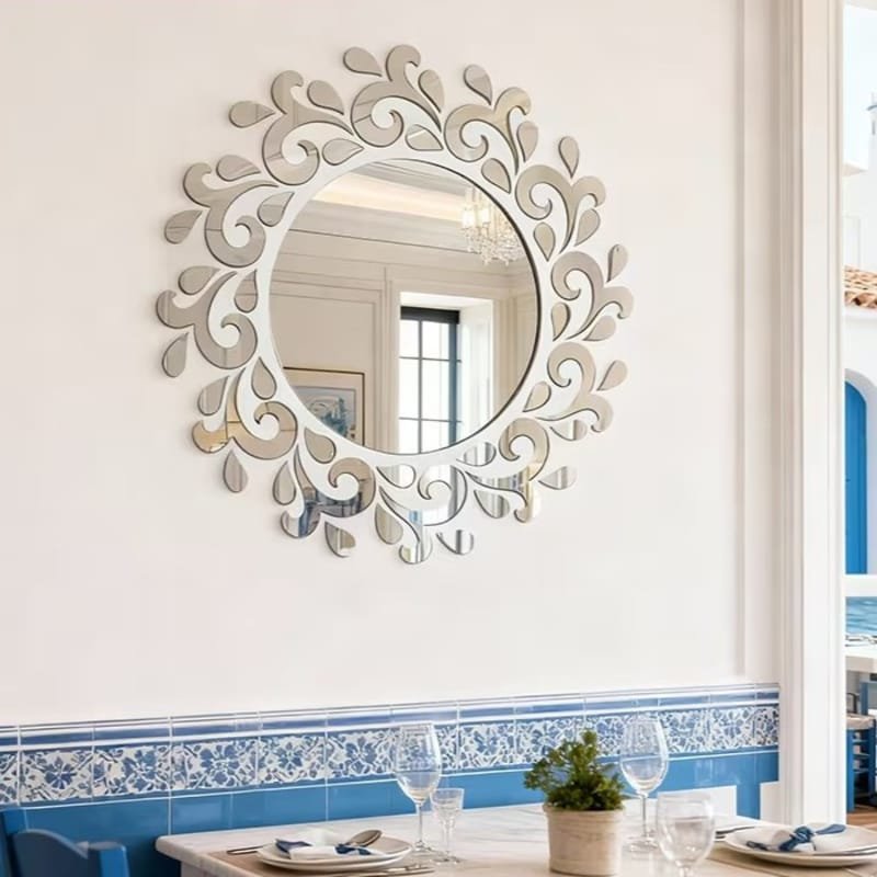 Laser Cut Classic Mandala Artistic Combination Decorative Mirror