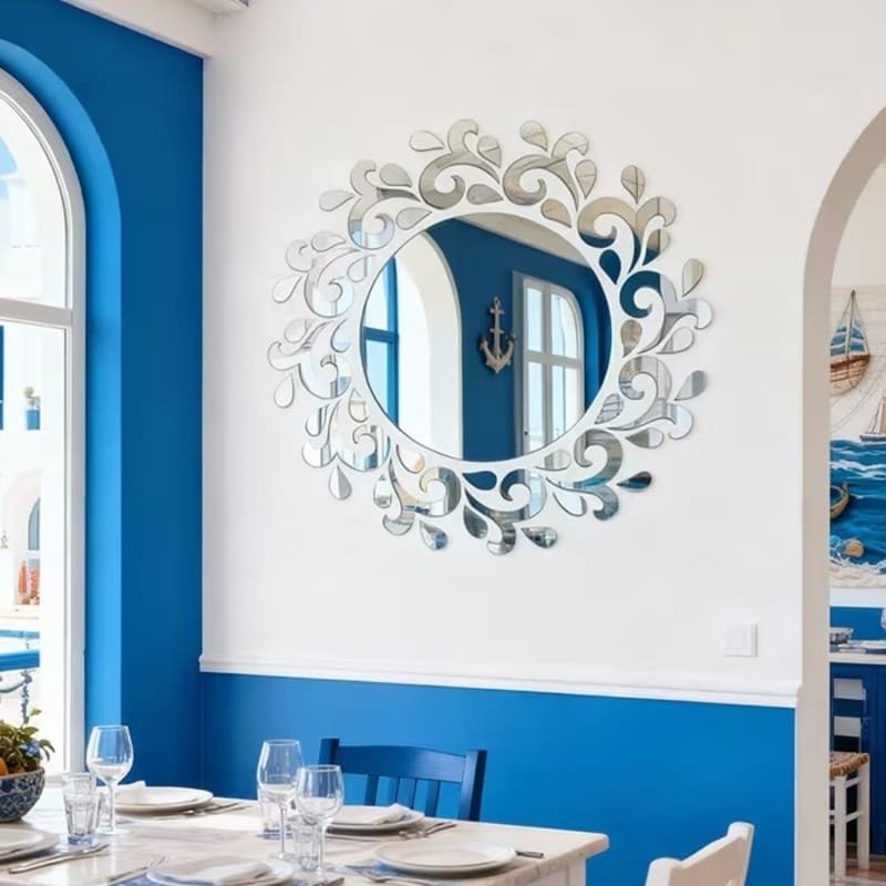 Laser Cut Classic Mandala Artistic Combination Decorative Mirror