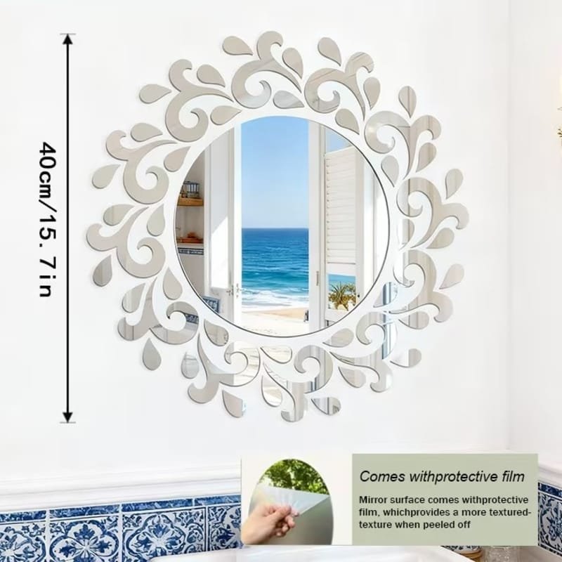 Laser Cut Classic Mandala Artistic Combination Decorative Mirror