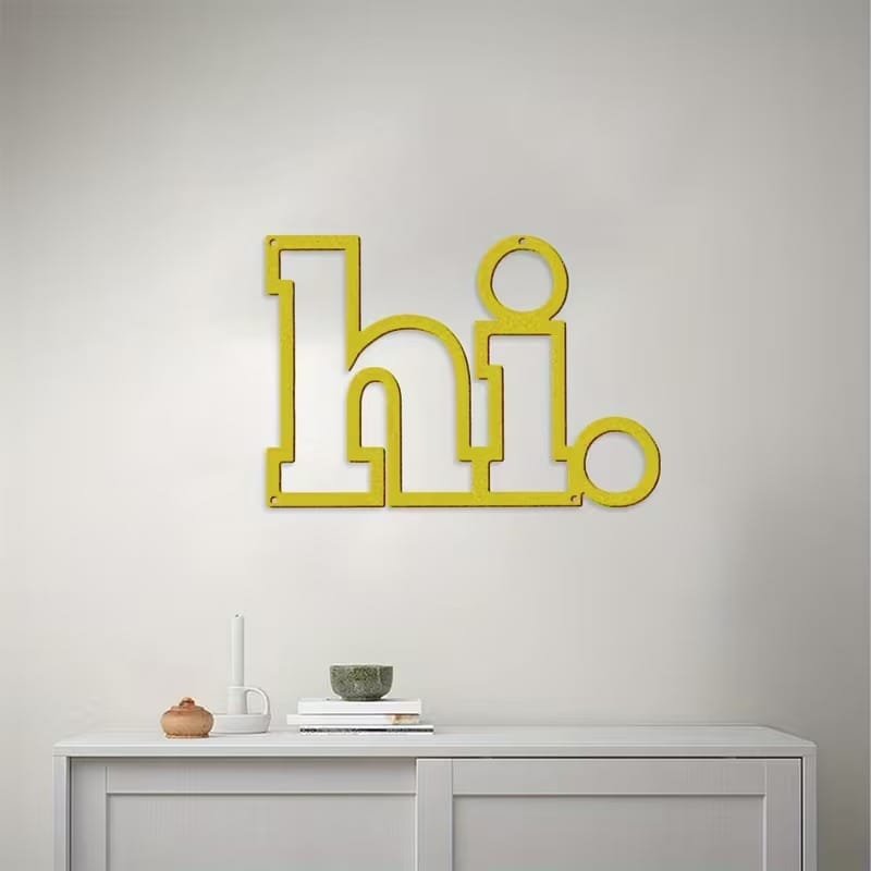 Laser Cut Hi Metal Wall Art Stylish Indoor Wall Decor