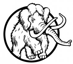 Mammoth Vector Art Free Vector