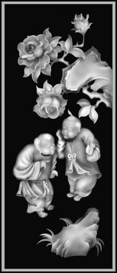 3D Grayscale Image 30 BMP File