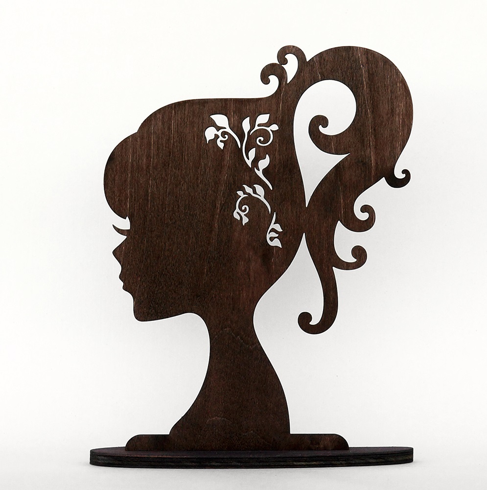 Laser Cut Stands for Jewelry Fairy and Flower Free Vector