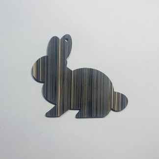 Laser Cut Rabbit Wood Cutout Unfinished Wooden Easter Bunny Shape Free Vector