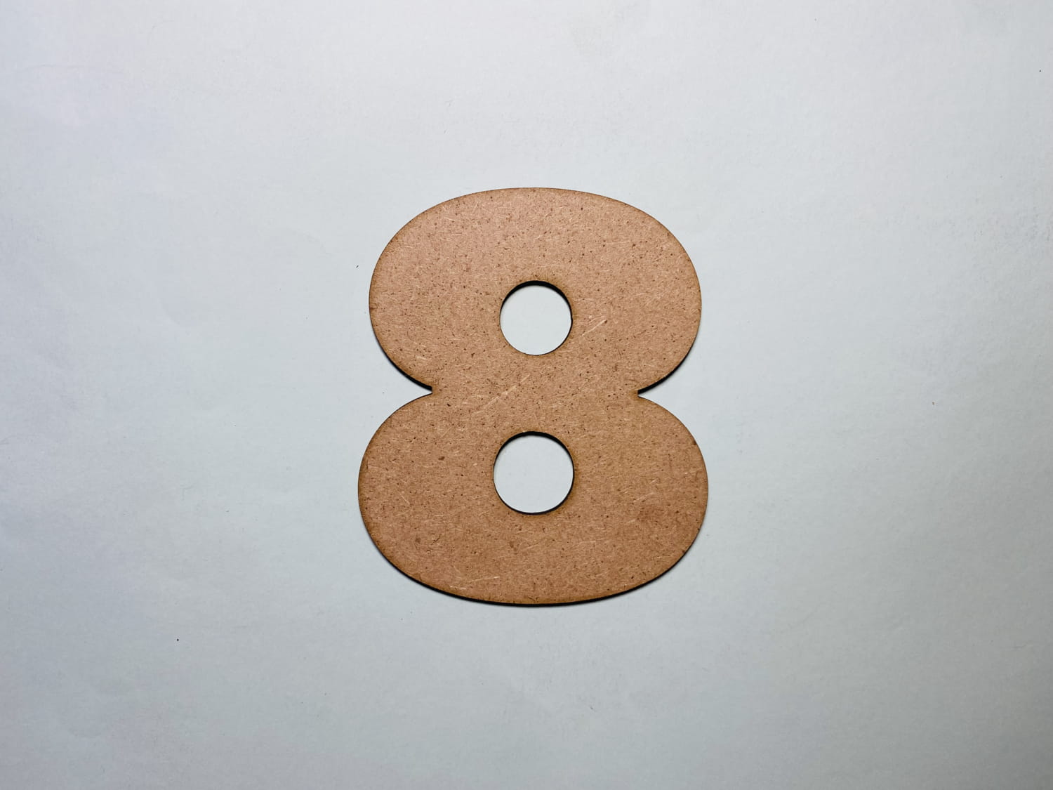 Laser Cut Wood Number 8 Cutout Number Eight Shape Free Vector