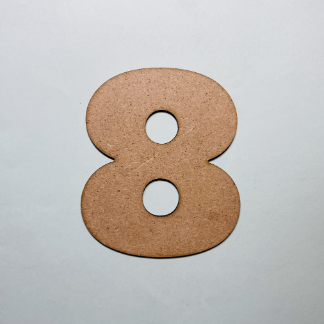 Laser Cut Wood Number 8 Cutout Number Eight Shape Free Vector