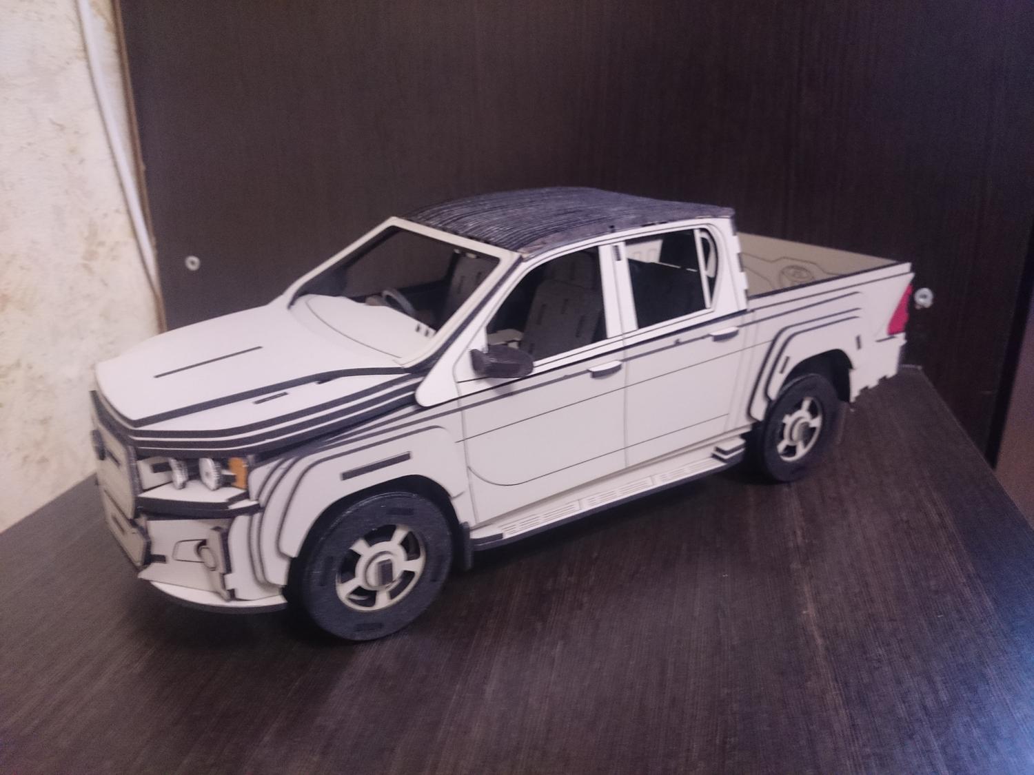 برش لیزری Toyota Hilux 3D Cutting Hdf 2 5mm