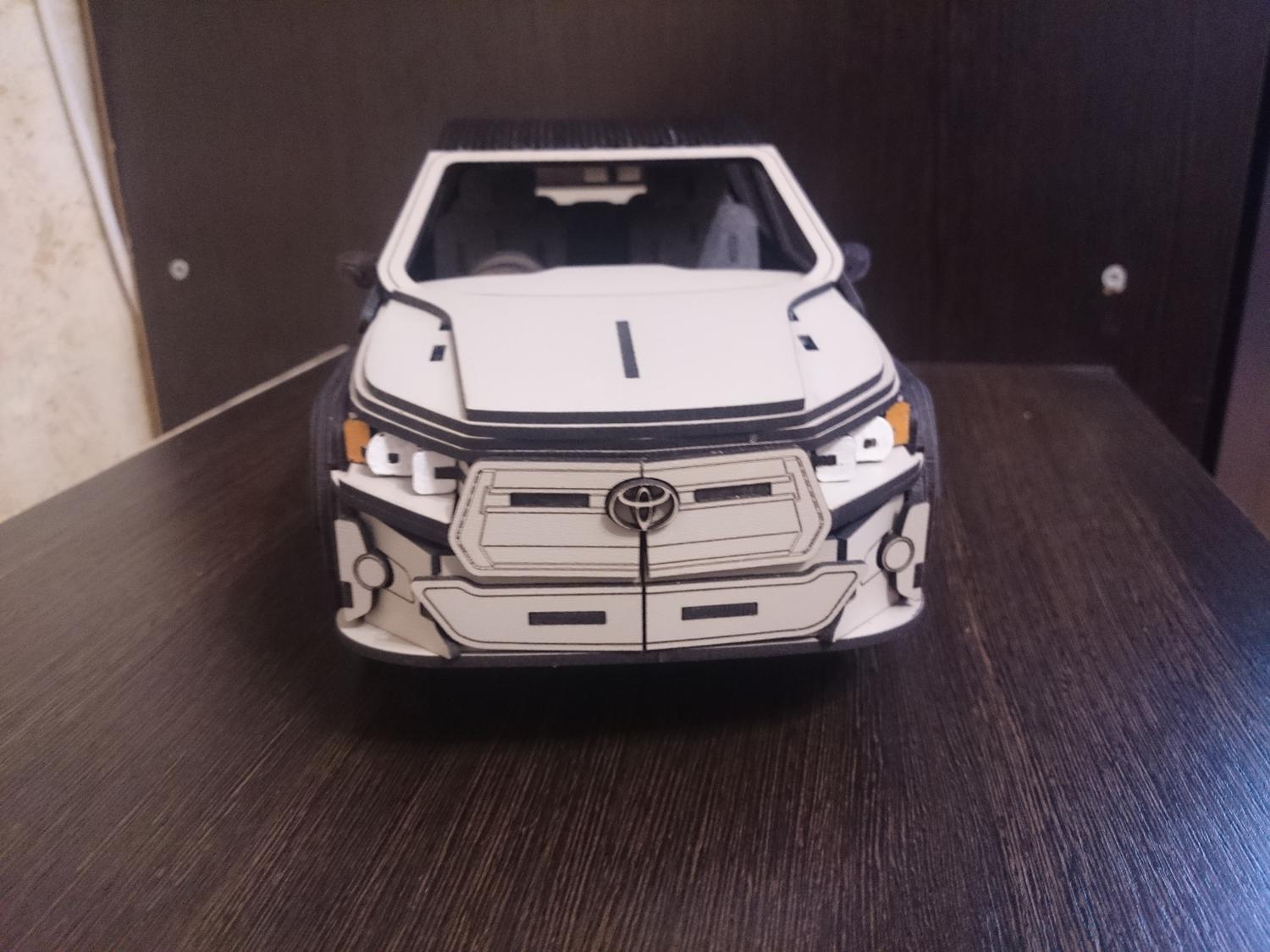 Laser Cut Toyota Hilux 3D Cutting Hdf 2 5mm Free Vector