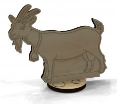 Wooden Animal Toy Decoration Laser Cutting Template Free Vector