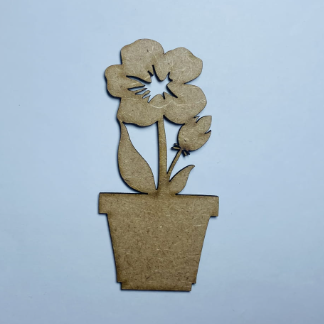 Laser Cut Flower Wood Cutout Unfinished Wood Craft Blank Free Vector