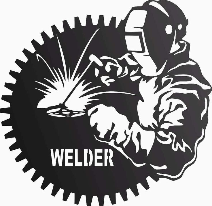 Welder In Workshop DXF File
