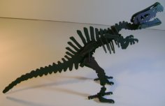 Spinosaurus Dinosaur 3D Puzzle DXF File