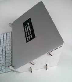 Laser Cut Laptop Stand Cardboard Macbook Air Stand SVG File