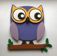 Laser Cut Owl Wall Decor Free Vector