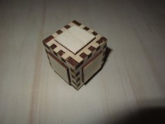 Laser Cut Puzzle Box SVG File