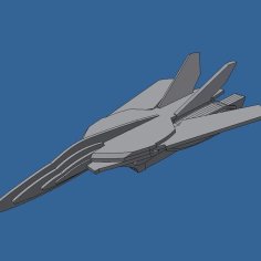 Laser Cut Airplane Toy Model DXF File