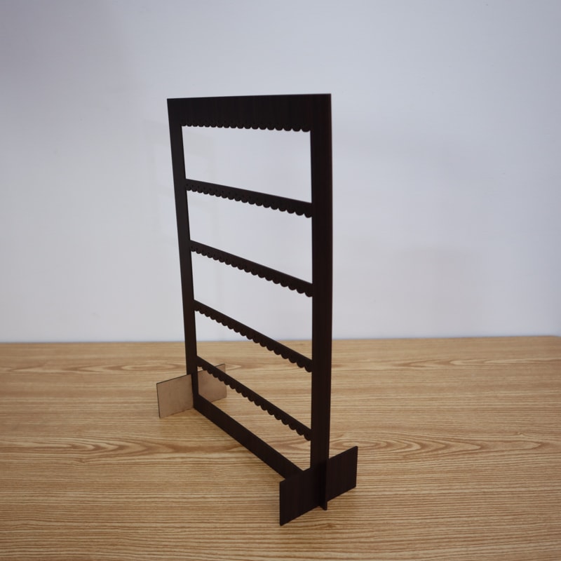 Laser Cut Earring Stand Simple Base Mdf 3mm DXF File