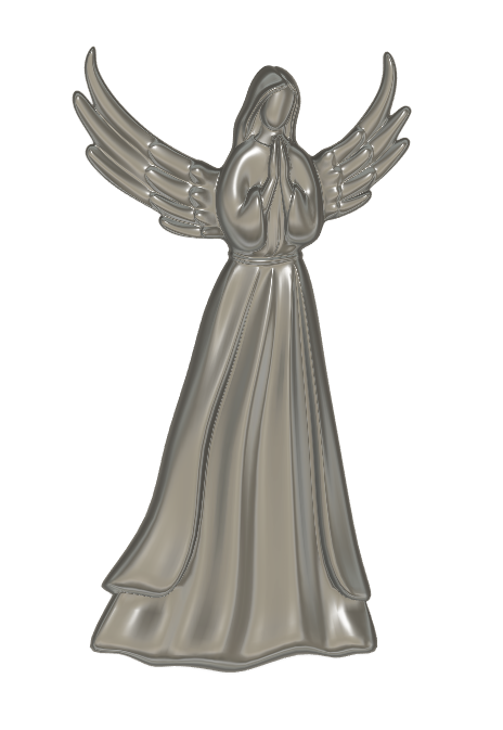 Рельефная 3D-модель Ангела для ЧПУ stl File